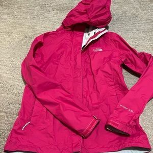 North Face Pink Rain Jacket